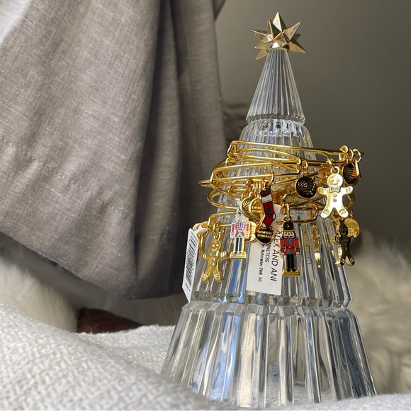 Alex and Ani | #1 Nutcracker Christmas Charm In Shiny Gold Tone Bangle - Picture 7 of 7